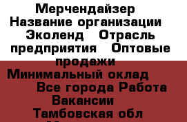 Мерчендайзер › Название организации ­ Эколенд › Отрасль предприятия ­ Оптовые продажи › Минимальный оклад ­ 18 000 - Все города Работа » Вакансии   . Тамбовская обл.,Моршанск г.